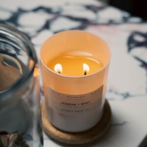 Bougie Parfumée Soja — Jasmin & Bois de Cèdre